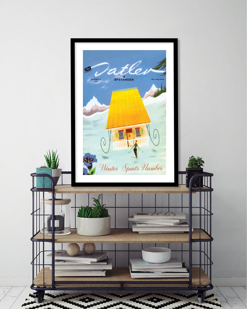 Tatler Sports Number Art Print - Vintage Artwork - Fashion Art Prints by The Good Poster Company