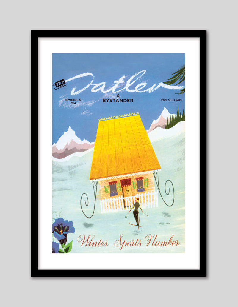 Tatler Sports Number Art Print - Vintage Artwork - Fashion Art Prints by The Good Poster Company