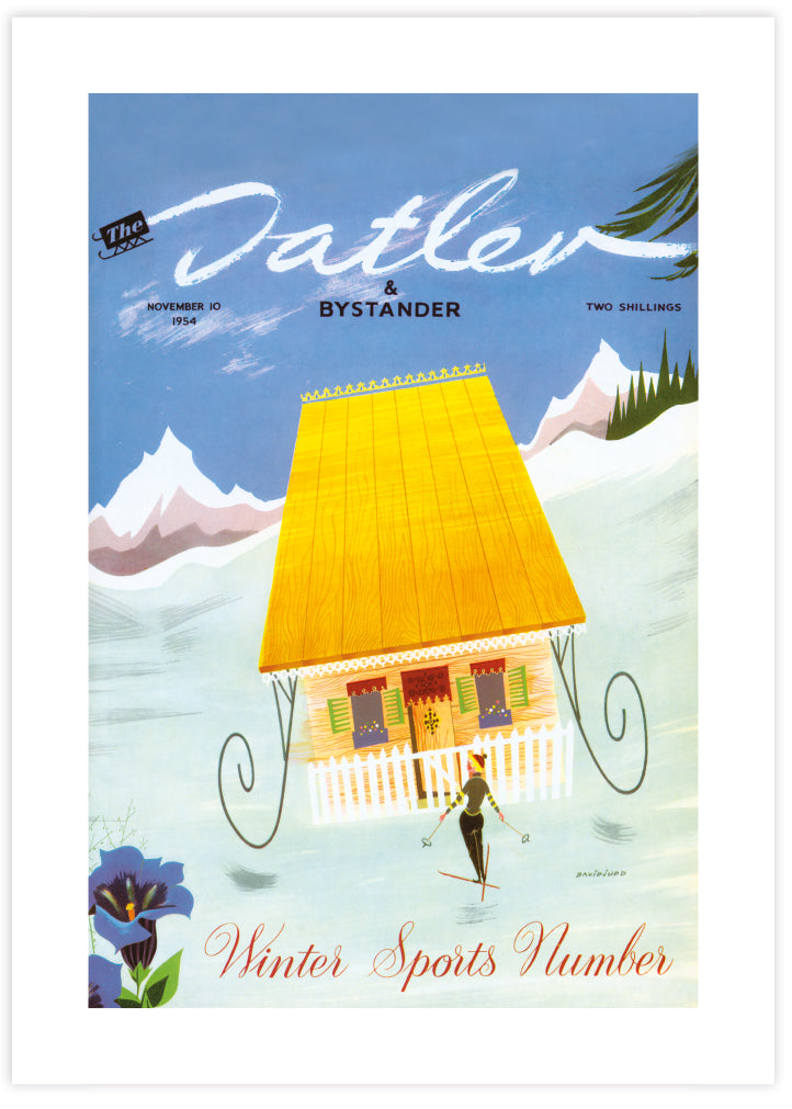 Tatler Sports Number Art Print - Vintage Artwork - Fashion Art Prints by The Good Poster Company