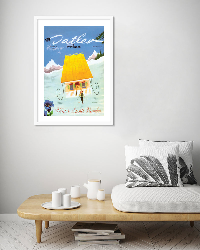 Tatler Sports Number Art Print - Vintage Artwork - Fashion Art Prints by The Good Poster Company