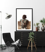 Tattooed Japanese Man Art Print - Vintage Japanese Artwork - The Good Poster Company