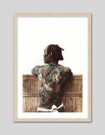 Tattooed Japanese Man Art Print - Vintage Japanese Artwork - The Good Poster Company