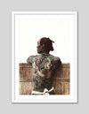 Tattooed Japanese Man Art Print - Vintage Japanese Artwork - The Good Poster Company