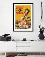 The Attack of the 50ft Woman Vintage Art Print - Popular Art by The Good Poster Company