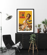 The Attack of the 50ft Woman Vintage Art Print - Popular Art by The Good Poster Company
