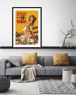 The Attack of the 50ft Woman Vintage Art Print - Popular Art by The Good Poster Company