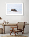 Barn in Snowy Landscape Contemporary Photography Print | The Good Poster Company