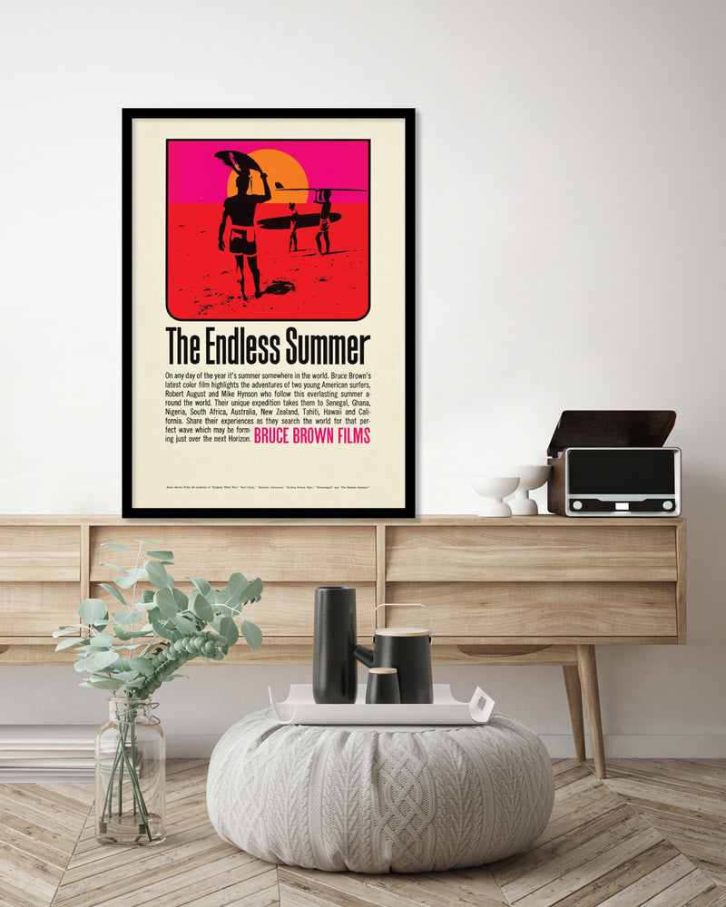 The Endless Summer Art Print by John van Hamersveld - Surfing Posters - The Good Poster Company