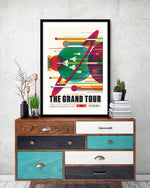 The Grand Tour Space Travel Poster - The Good Poster Company