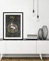 The Unicorn in Captivity Art Print - Vintage Floral Artworks by The Good Poster Company