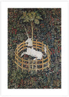 The Unicorn in Captivity Art Print - Vintage Floral Artworks by The Good Poster Company