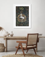 The Unicorn in Captivity Art Print - Vintage Floral Artworks by The Good Poster Company