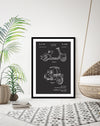 Vespa Patent Art Print | Black and White Art | The Good Poster Company