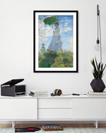 Woman with a Parasol by Claude Monet - Famous Vintage Art Prints - Pop Culture Art by The Good Poster Company