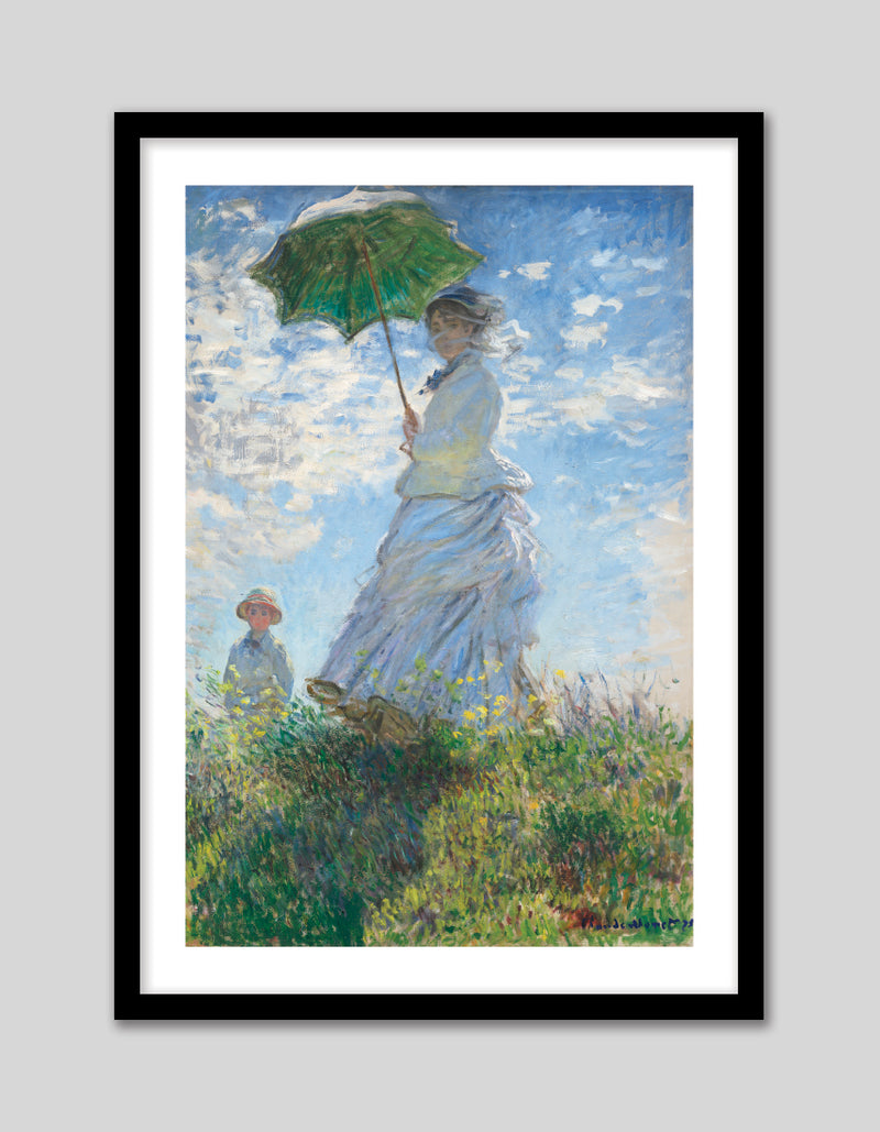 Woman with a Parasol by Claude Monet - Famous Vintage Art Prints - Pop Culture Art by The Good Poster Company