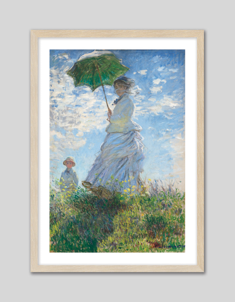 Woman with a Parasol by Claude Monet - Famous Vintage Art Prints - Pop Culture Art by The Good Poster Company