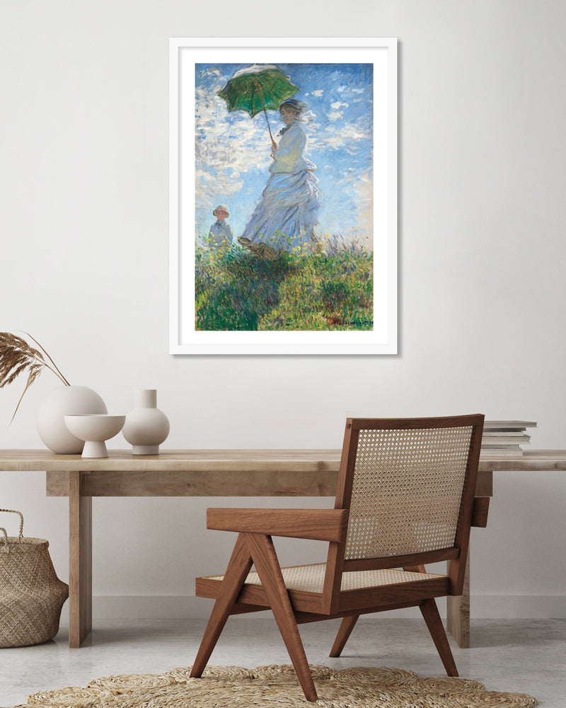 Woman with a Parasol by Claude Monet - Famous Vintage Art Prints - Pop Culture Art by The Good Poster Company