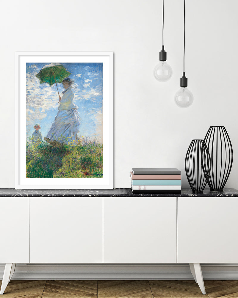 Woman with a Parasol by Claude Monet - Famous Vintage Art Prints - Pop Culture Art by The Good Poster Company