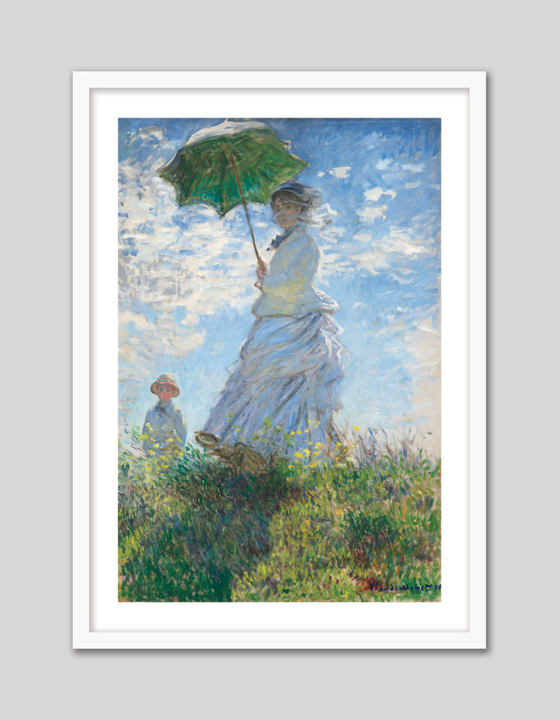 Woman with a Parasol by Claude Monet - Famous Vintage Art Prints - Pop Culture Art by The Good Poster Company