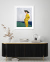 Print 1993 White Frame Contemporary Art Print by Alexander Grahovsky