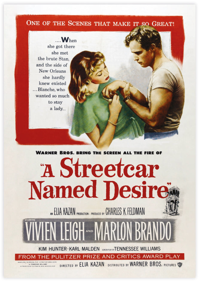 A Streetcar Named Desire Movie Poster | Movie Posters NZ | Smash Crab NZ