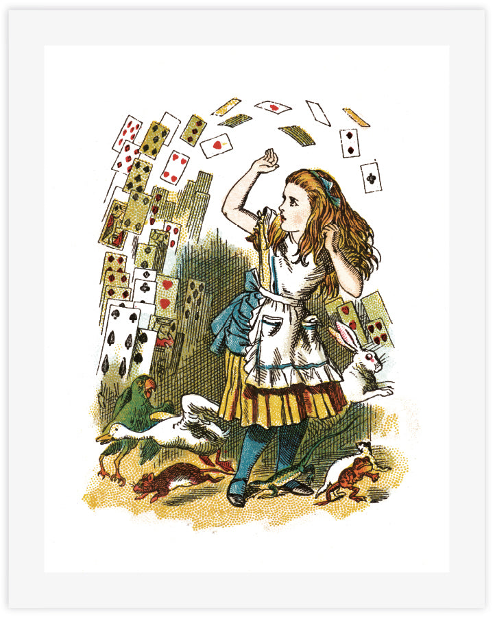 Alice and the Deck of Cards by John Tenniel | Vintage Alice In Wonderland Art | The Good Poster Co.