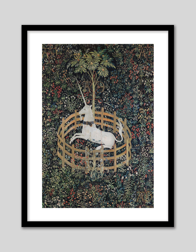 The Unicorn in Captivity Art Print by Anonymous | Vintage Poster Art | The Good Poster Co.