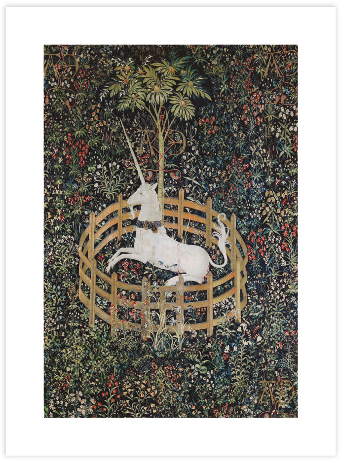 The Unicorn in Captivity Art Print by Anonymous | Vintage Poster Art | The Good Poster Co.