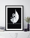 Contemporary Art Print Ariel | Black and White Art