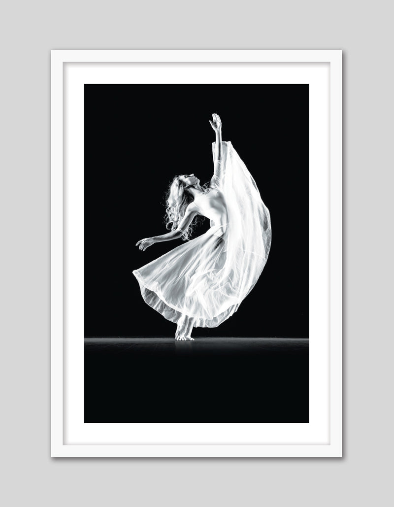Contemporary Art Print Ariel | Black and White Art by The Good Poster Company
