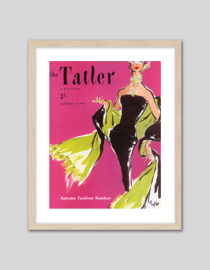 Autumn Fashion 1955 Art Print by Tatler Magazine