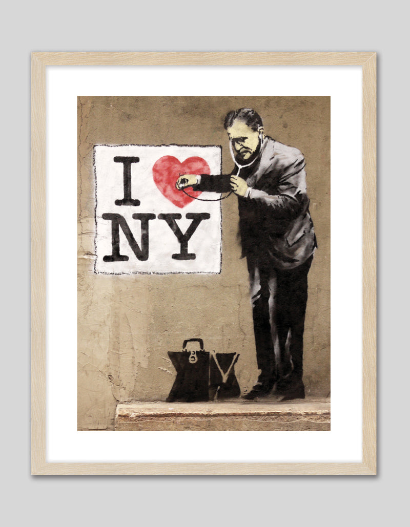 I Love NY by Banksy, Banksy Art NZ