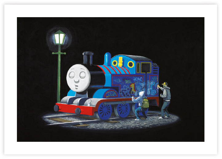 Thomas Art Print by Banksy