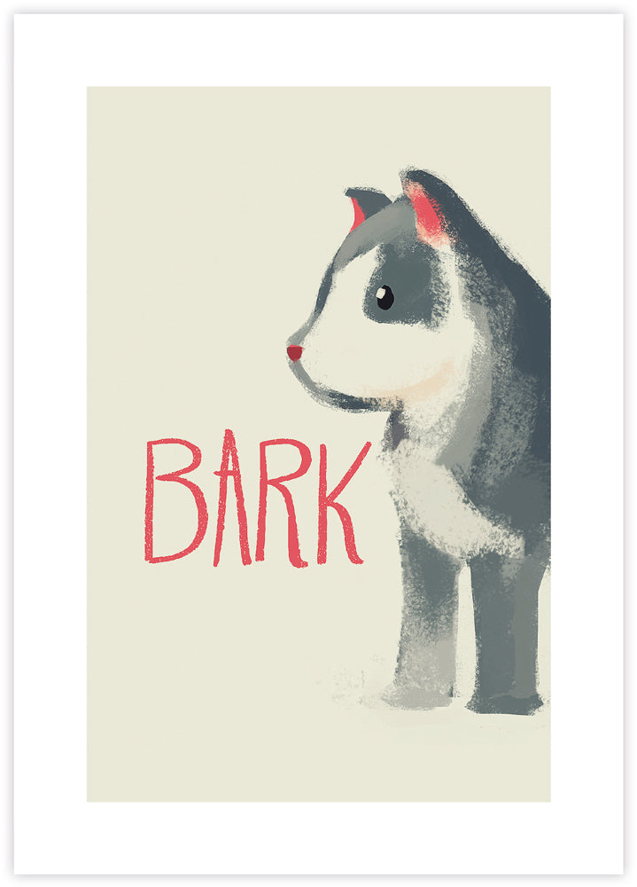 Bark Children's Bedroom Art Print