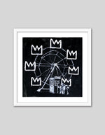 Basquiat Ferris Wheel Art Print by Banksy | Street Art Posters | Banksy Art NZ | The Good Poster Co.