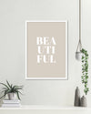 Typography Art Print | Contemporary Art NZ | The Good Poster Co.