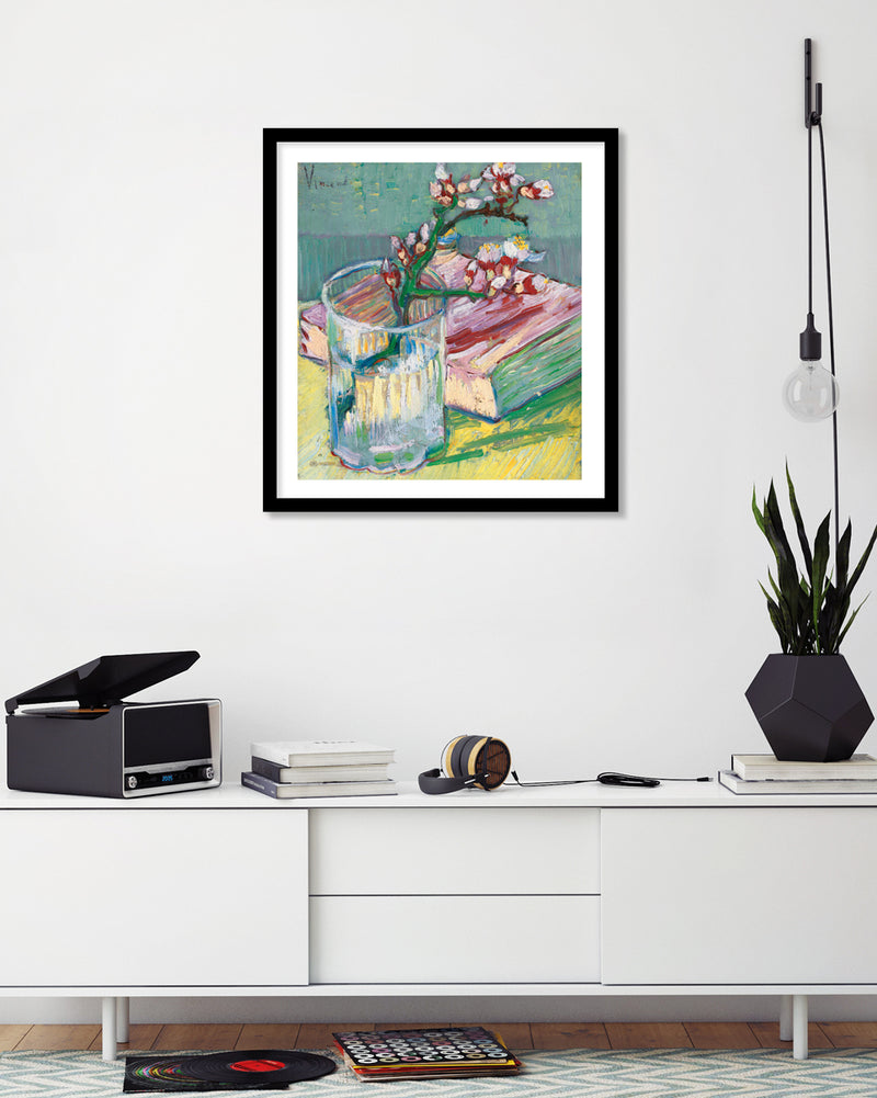 Blooming Almond Branch Art Print by Vincent van Gogh