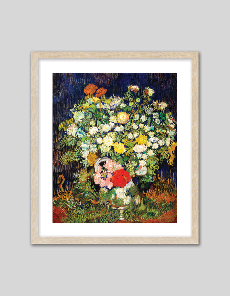 Bouquet of Flowers in a Vase by Vincent van Gogh | Vincent van Gogh Art NZ | The Good Poster Co.