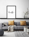 Breathe Art Print | Black and White Art NZ | The Good Poster Co.