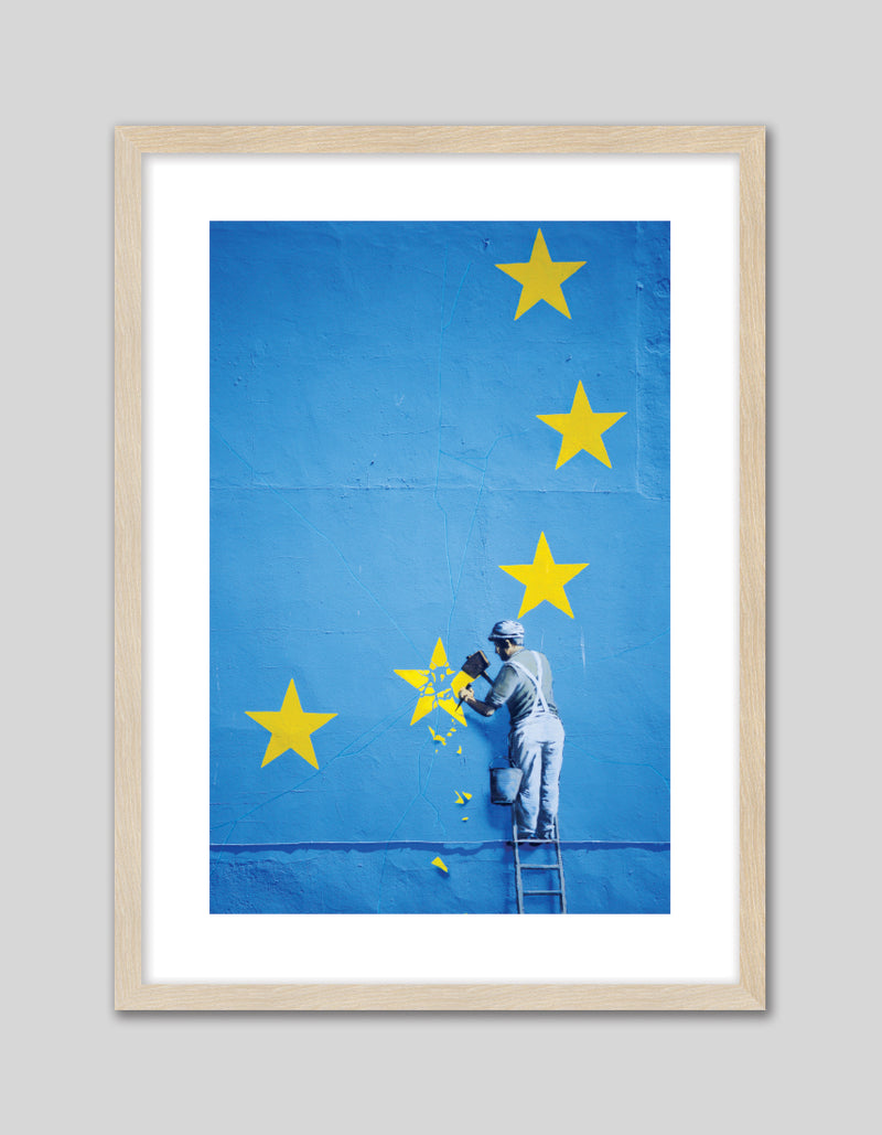 Brexit Stars Art Print by Banksy
