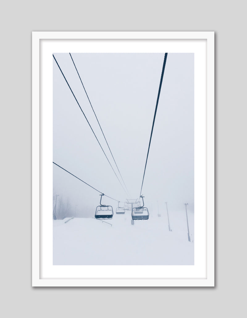 Ski Art Prints NZ | Black and White Art | The Good Poster Co.