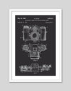 Camera Patent Art Print | Black and White Art