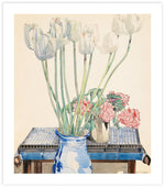 White Tulips Art Print by Charles Rennie Mackintosh