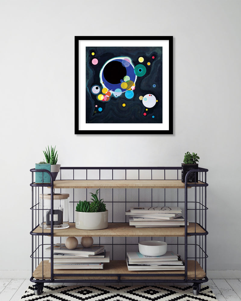 Several Circles Art Print by Wassily Kandinsky