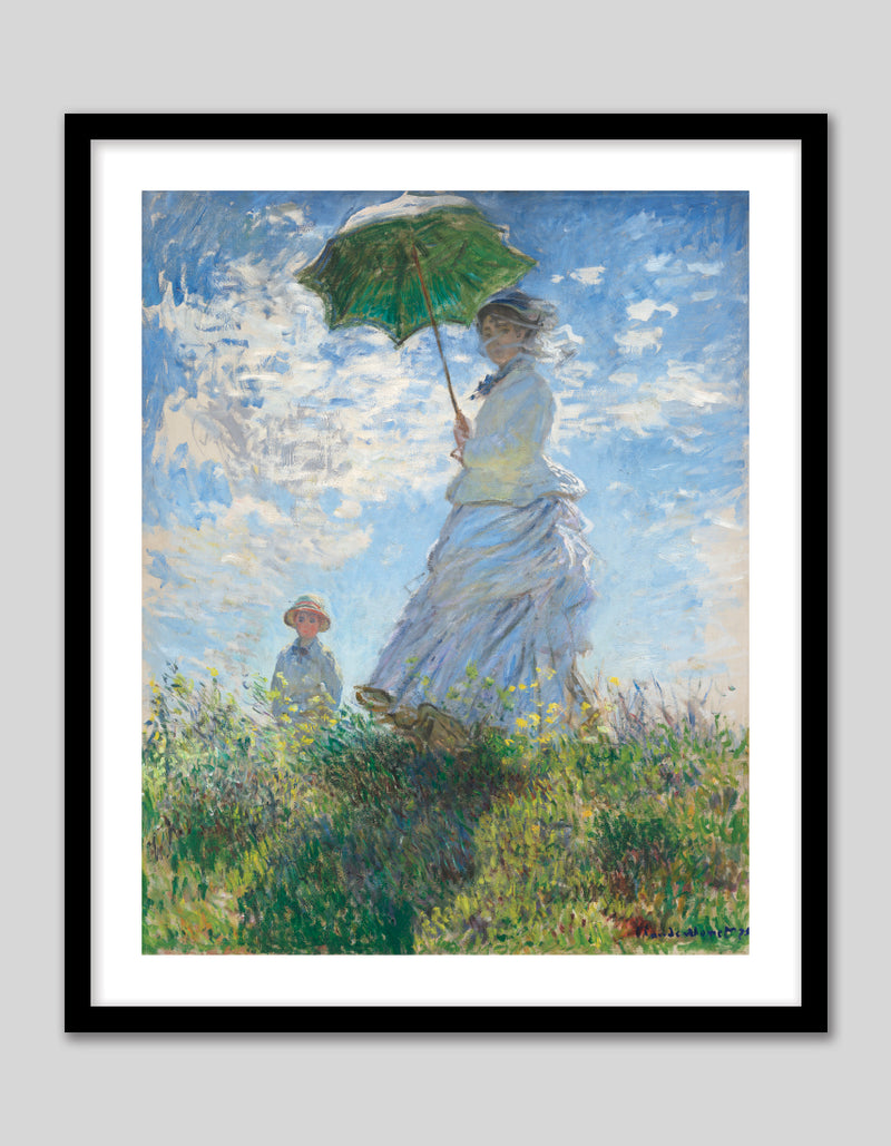 Woman with a Parasol by Claude Monet | Claude Monet Art Prints NZ | The Good Poster Co.