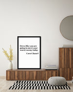 Coco Chanel Quote Art Print | Typography Art NZ | Black and White Art | The Good Poster Co.