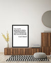 Coco Chanel Quote Art Print | Typography Art NZ | Black and White Art | The Good Poster Co.