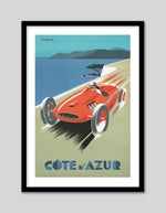 Cote D'Azur Vintage Racing Art Print | Smash Crab NZ