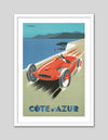 Cote D'Azur Vintage Racing Art Print | Smash Crab NZ
