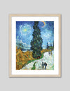 Country Road in Provence Art Print by Vincent van Gogh